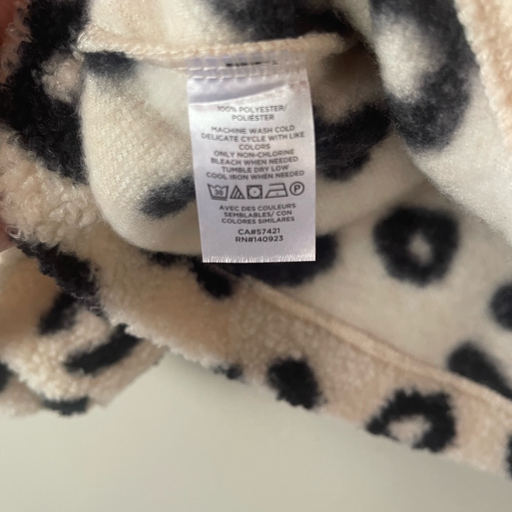 LOFT Women’s Fleece Sherpa pullover medium NWT - Picture 9 of 10